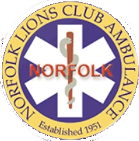 Norfolk Lions Club Ambulance Logo