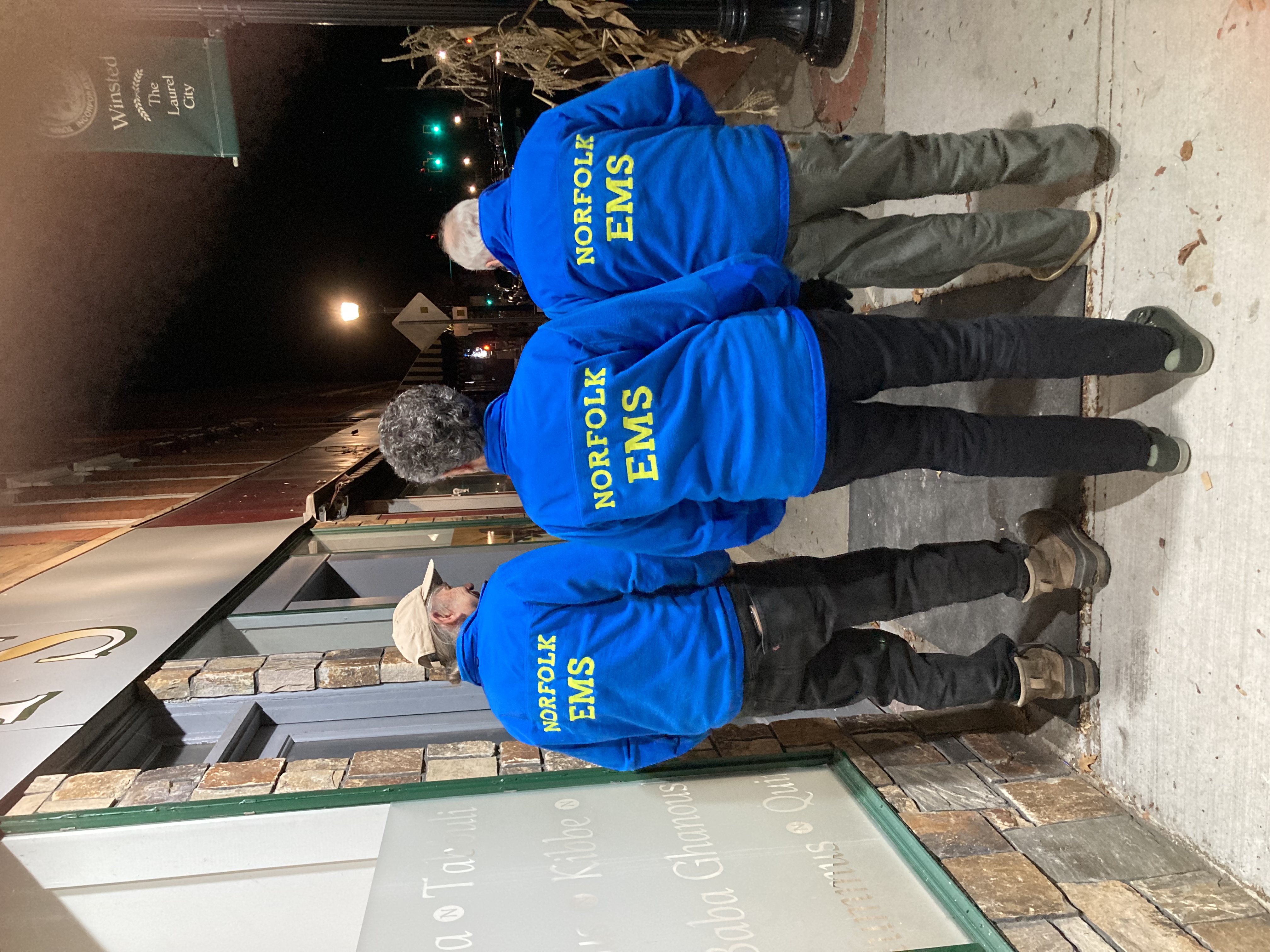 Norfolk EMS volunteers on duty